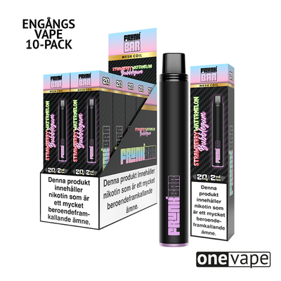 Frunk Bar Mesh Engångs Vape - Strawberry Watermelon Bubblegum (10-Pack)