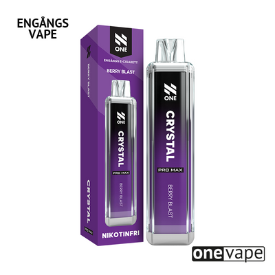 N One Crystal ZERO Engångs Vape - Berry Blast