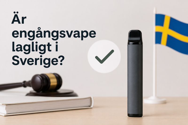 Är engångsvape lagligt i Sverige?