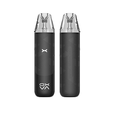 OXVA NeXLIM GO i färgen Silky Black – e-cigarett med transparent pod, toppfyllning och stilren svart design