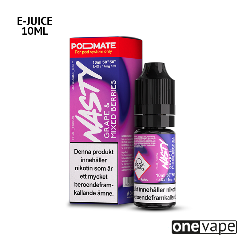 Nasty Salt - Grape Mix Berries (10ml, Nic Salt)