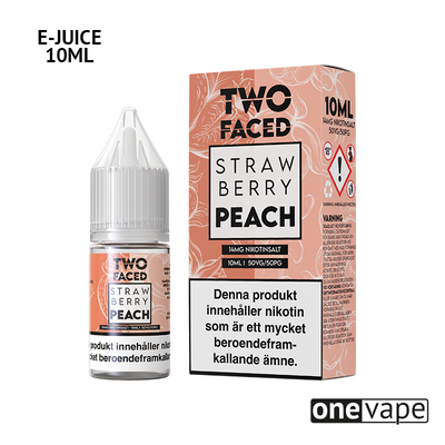 Two Faced - Strawberry Peach (10ml, Nic Salt)