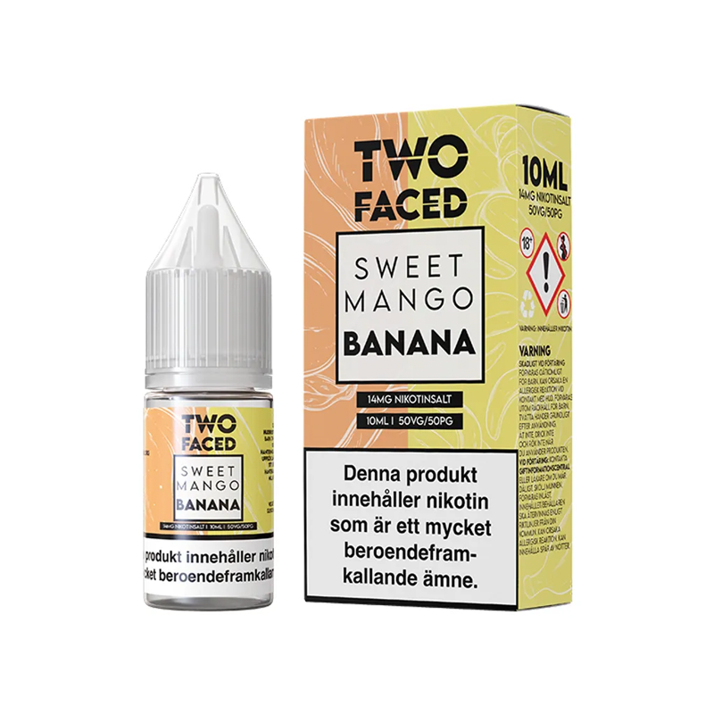 Two Faced - Sweet Mango Banana (10ml, Nic Salt)