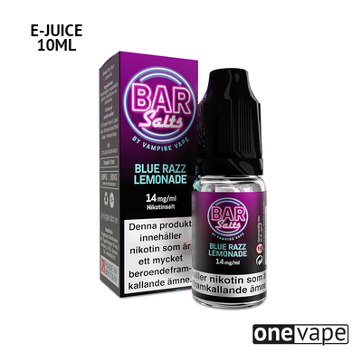 Bar Salts - Blue Razz Lemonade (10ml, Nic Salt)