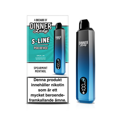 Dinner Lady S-Line N Mesh Pod Kit - Spearmint Menthol