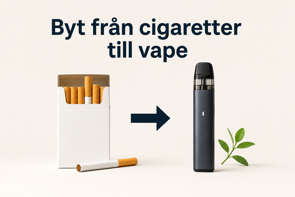 Hur byter man från cigaretter till vape?