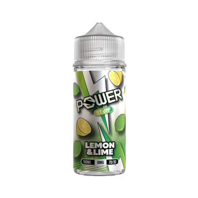 Power by jnp Lemon & Lime originalflaska mot vit bakgrund