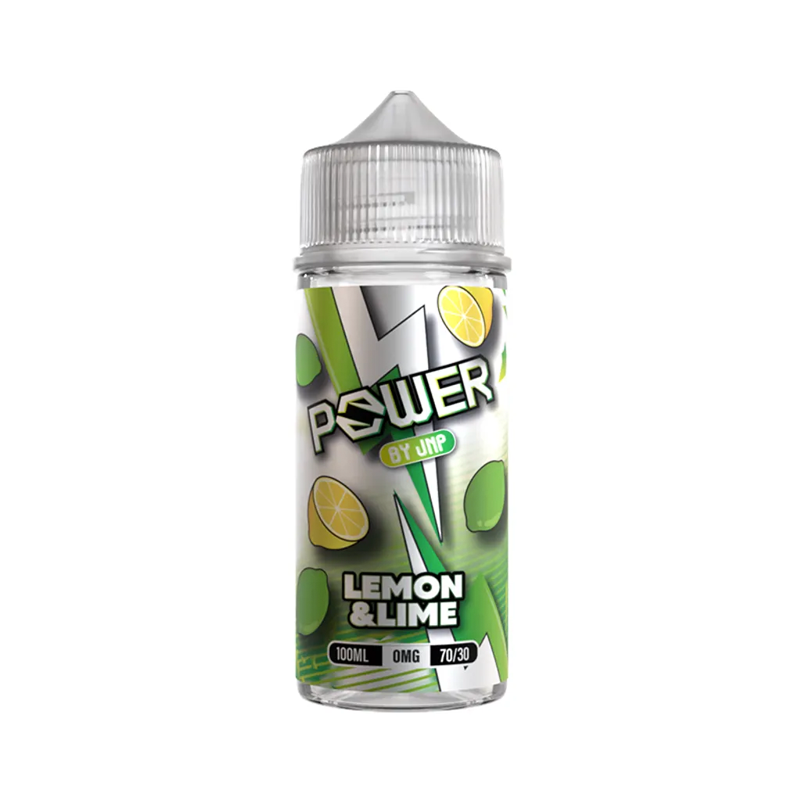 Power by jnp Lemon & Lime originalflaska mot vit bakgrund
