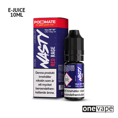 Nasty Salt - Red Rage (10ml, Nic Salt)