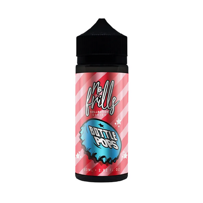 No Frills Bottle Pops Redcurrant originalflaska mot vit bakgrund