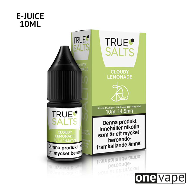 True Salts - Cloudy Lemonade (10ml, Nic Salt)
