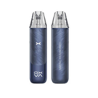OXVA NeXLIM GO i färgen Starry Blue – e-cigarett med transparent pod, toppfyllning och stilren mörkblå design