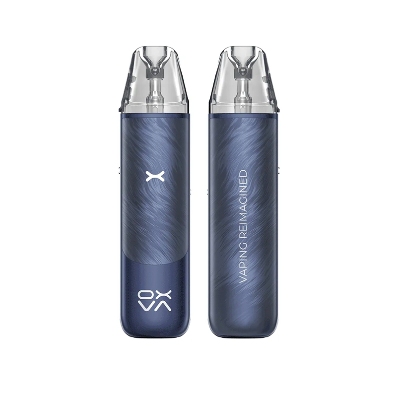 OXVA NeXLIM GO i färgen Starry Blue – e-cigarett med transparent pod, toppfyllning och stilren mörkblå design