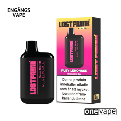 Lost Frunk Engångs Vape - Ruby Lemonade