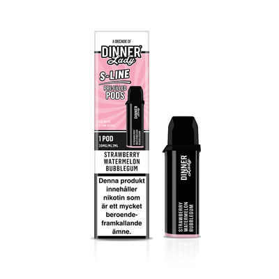 Dinner Lady S-Line Mesh Pod - Strawberry Watermelon Bubblegum