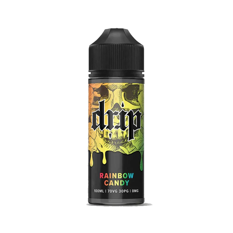 Drip Rainbow Candy orginalflaska mot vit bakgrund
