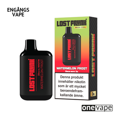 Lost Frunk Engångs Vape - Watermelon Frost