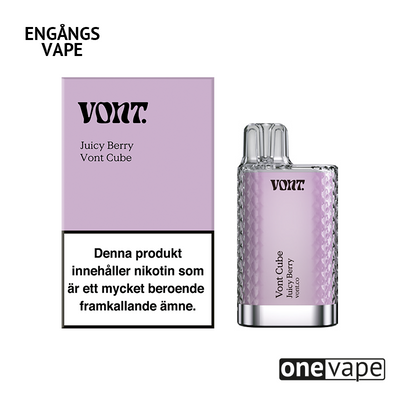Vont Cube Engångs Vape - Juicy Berry