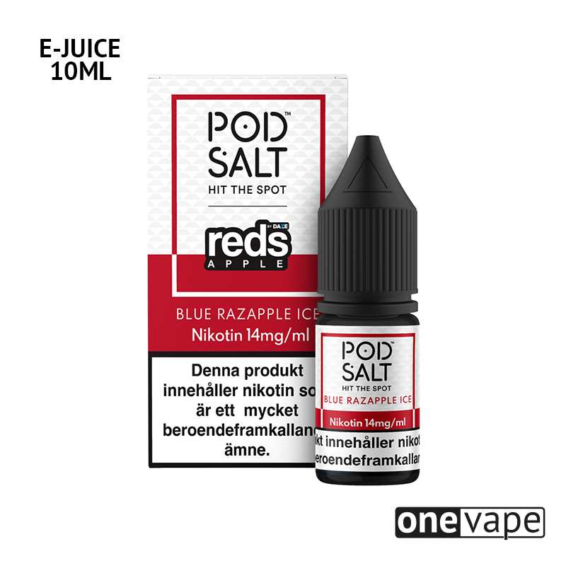 Pod Salt Fusion - Blue Razapple Ice (10ml, Nic Salt)