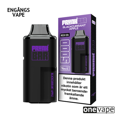 Frunk 5000 Engångs Vape - Blackcurrant Apple