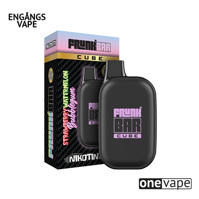 Frunk Bar Cube ZERO Mesh Engångs Vape - Strawberry Watermelon Bubblegum