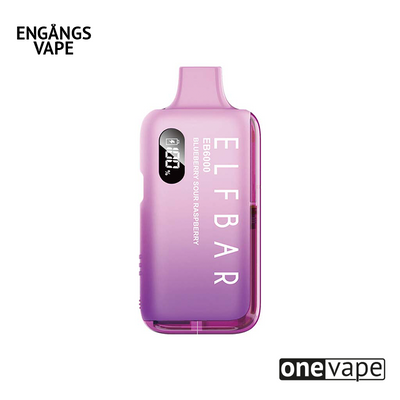 Elfbar 6K Engångs Vape - Blueberry Sour Raspberry