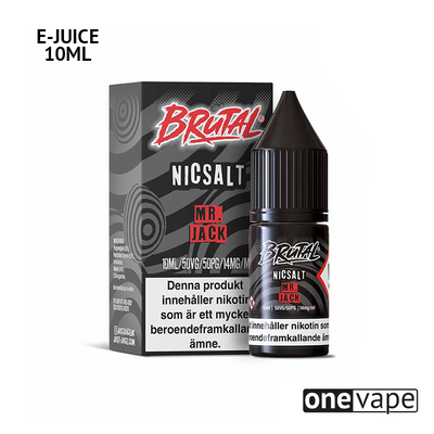 Just Juice Brutal - Mr Jack (10ml, Nic Salt)