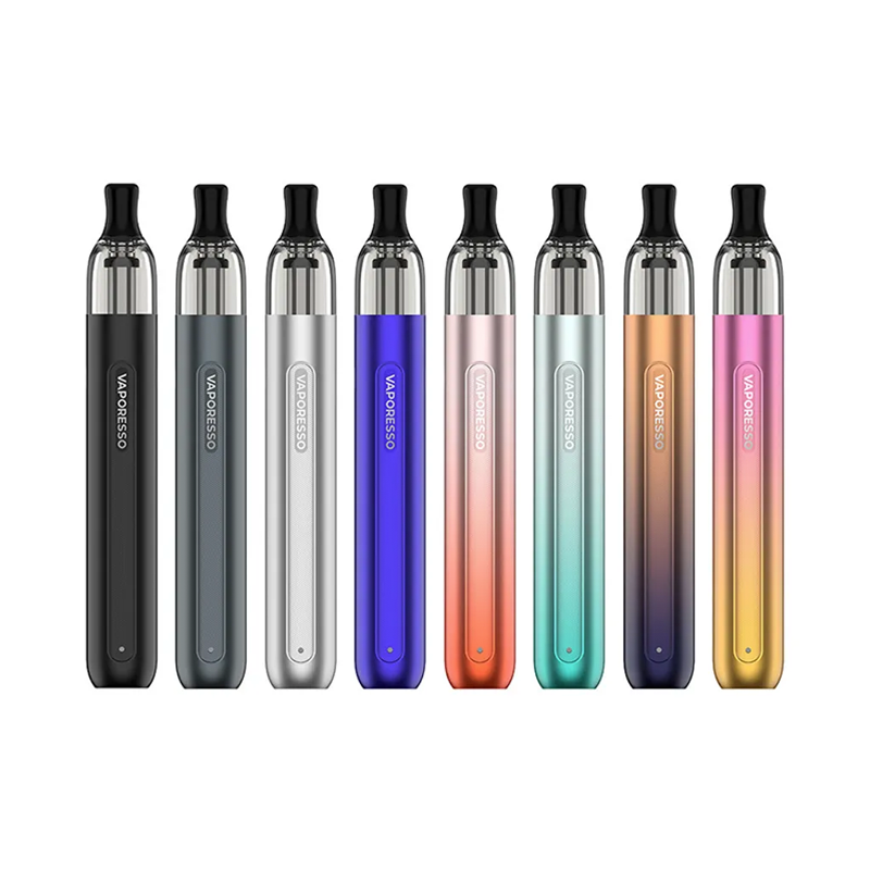 Vaporesso ECO One Vape Kit alla färgval uppställda på rad