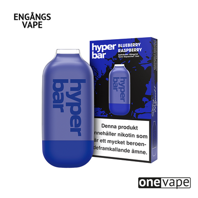 Hyper Bar Mesh Engångs Vape - Blueberry Raspberry