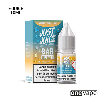Just Juice Bar - Kiwi Passion Orange (10ml, Nic Salt)