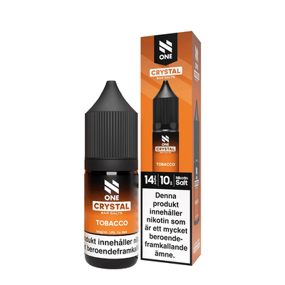 E-juice N One Bar Salts Tobacco 14 mg 10 ml med flaska och kartong