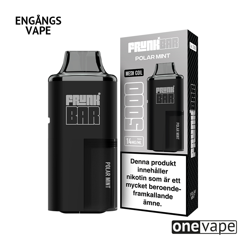 Frunk 5000 Engångs Vape - Polar Mint