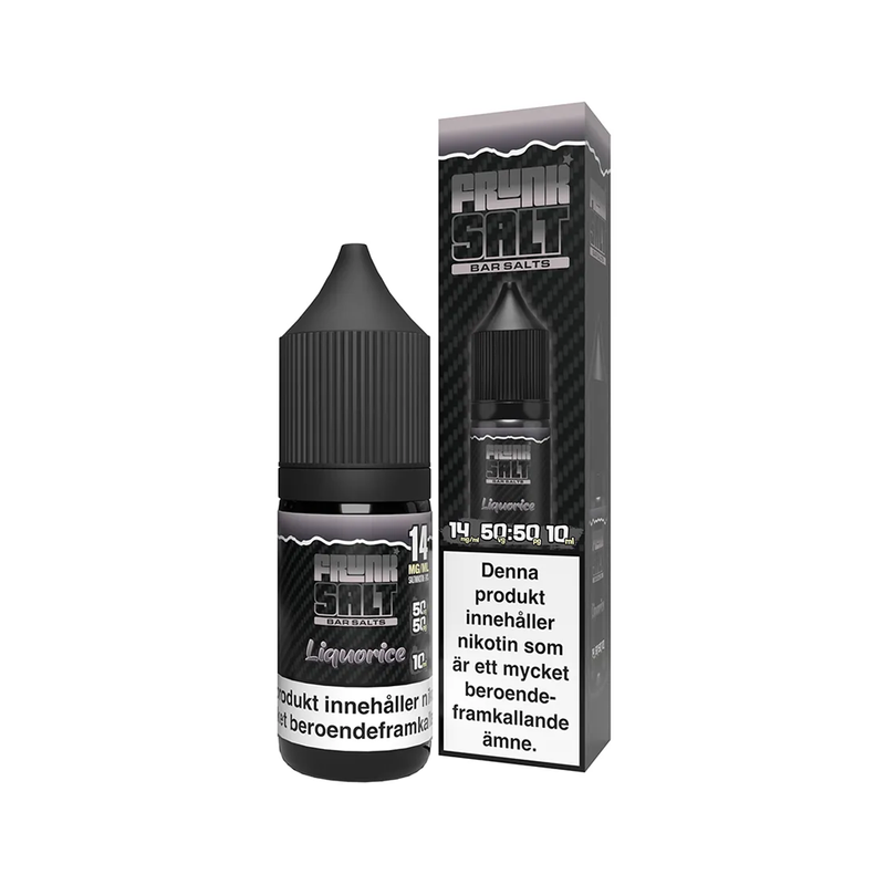 Frunk Salt Liquorice 10ml e-juice med 14mg nikotinsalt och smak av lakrits