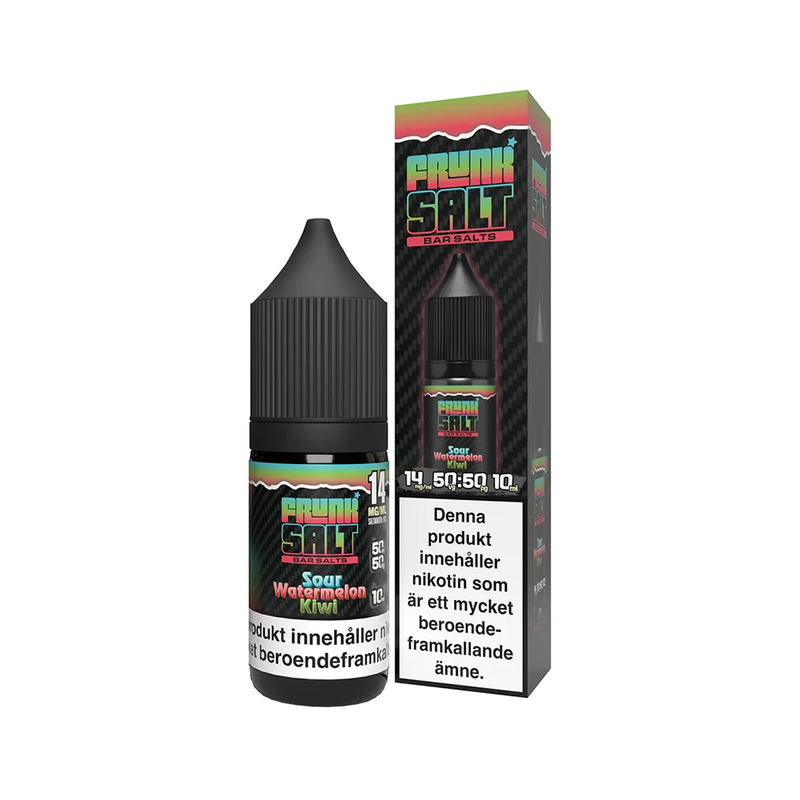 Frunk Salt Sour Watermelon Kiwi 10ml e-juice med 14mg nikotinsalt och smak av vattenmelon och kiwi
