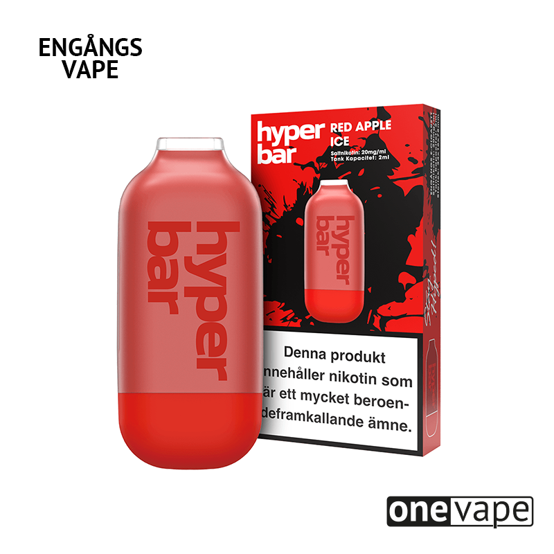 Hyper Bar Mesh Engångs Vape - Red Apple Ice