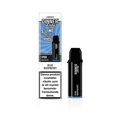 Dinner Lady S-Line Mesh Pod - Blue Raspberry