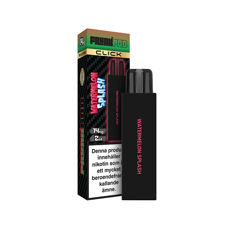 Frunk Pod Click Mesh Watermelon Splash bredvid originalförpackning
