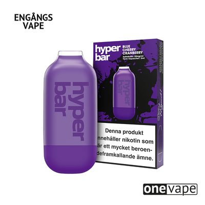 Hyper Bar Mesh Engångs Vape - Blue Cherry Cranberry