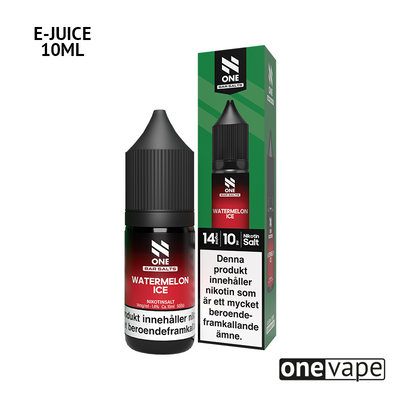 N One Salt - Watermelon Ice (10ml, Nic Salt)