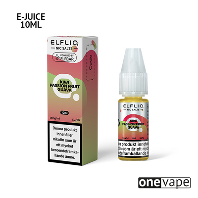ElfLiq - Kiwi Passion Fruit Guava (10ml, Nic Salt)