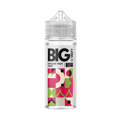 big tasty Dragon Fruit Twist originalflaska mot vit bakgrund