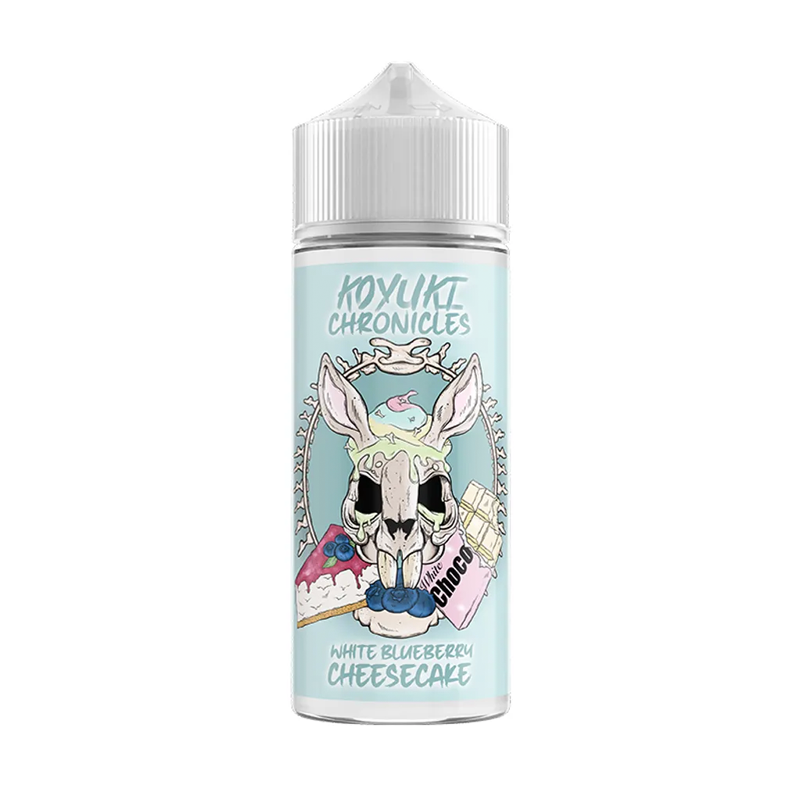 Koyuki Chronicles White Blueberry Cheesecake originalflaska mot vit bakgrund