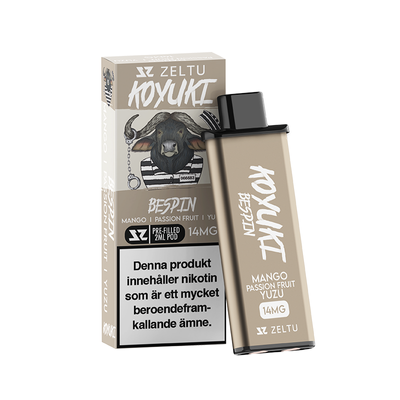 Zeltu X3 Koyuki Bespin pod framför originalförpackning