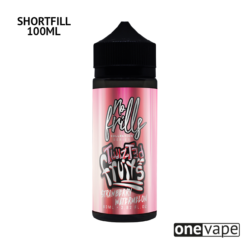 No Frills Twizted Fruits - Strawberry Watermelon (100ml Shortfill)