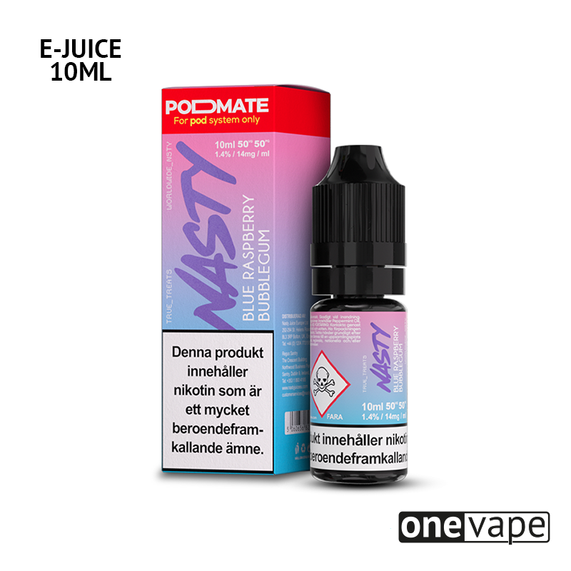 Nasty Salt - Blue Raspberry Bubblegum (10ml, Nic Salt)