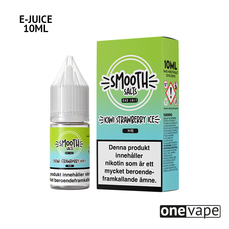 Smooth Salts - Kiwi Strawberry Ice (10ml, Nic Salt)