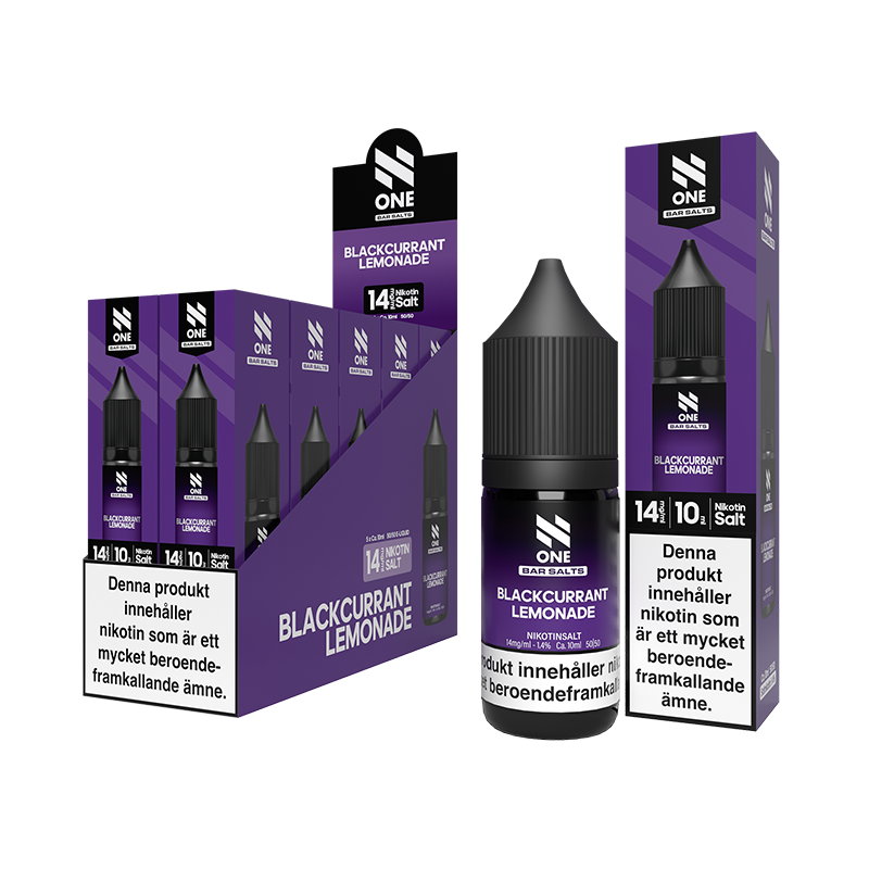 N One Salt - Blackcurrant Lemonade (10-Pack)