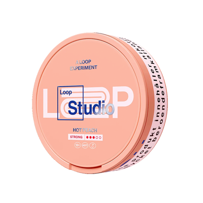 LOOP Hot Peach Strong vitt snus med persika och chili
