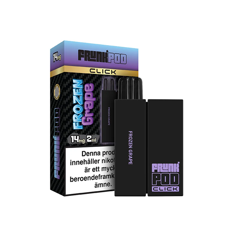 Frunk Pod Click Mesh Kit Frozen Grape med batteri och förpackning