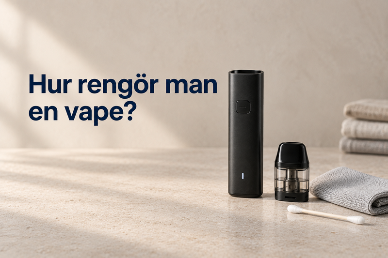 Hur rengör man en vape?